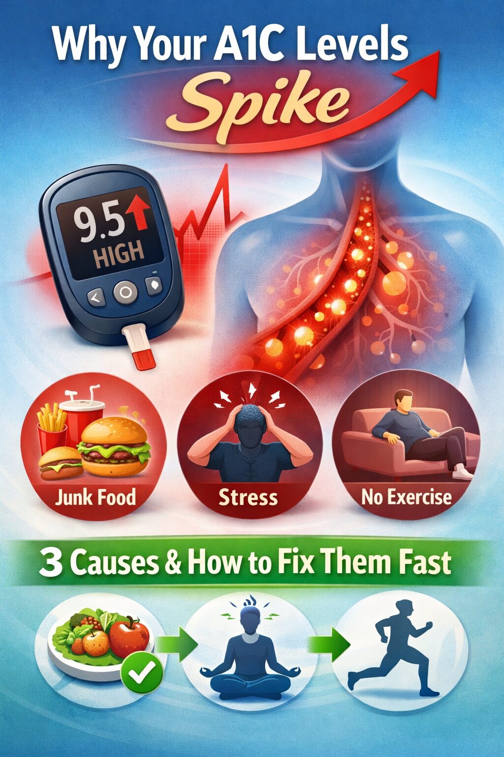 3 Reasons Why A1C Levels Spike And How to Fix It Fast